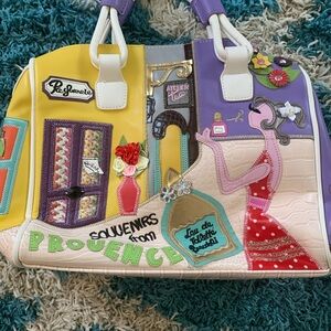 Letife bag, white and peach colored